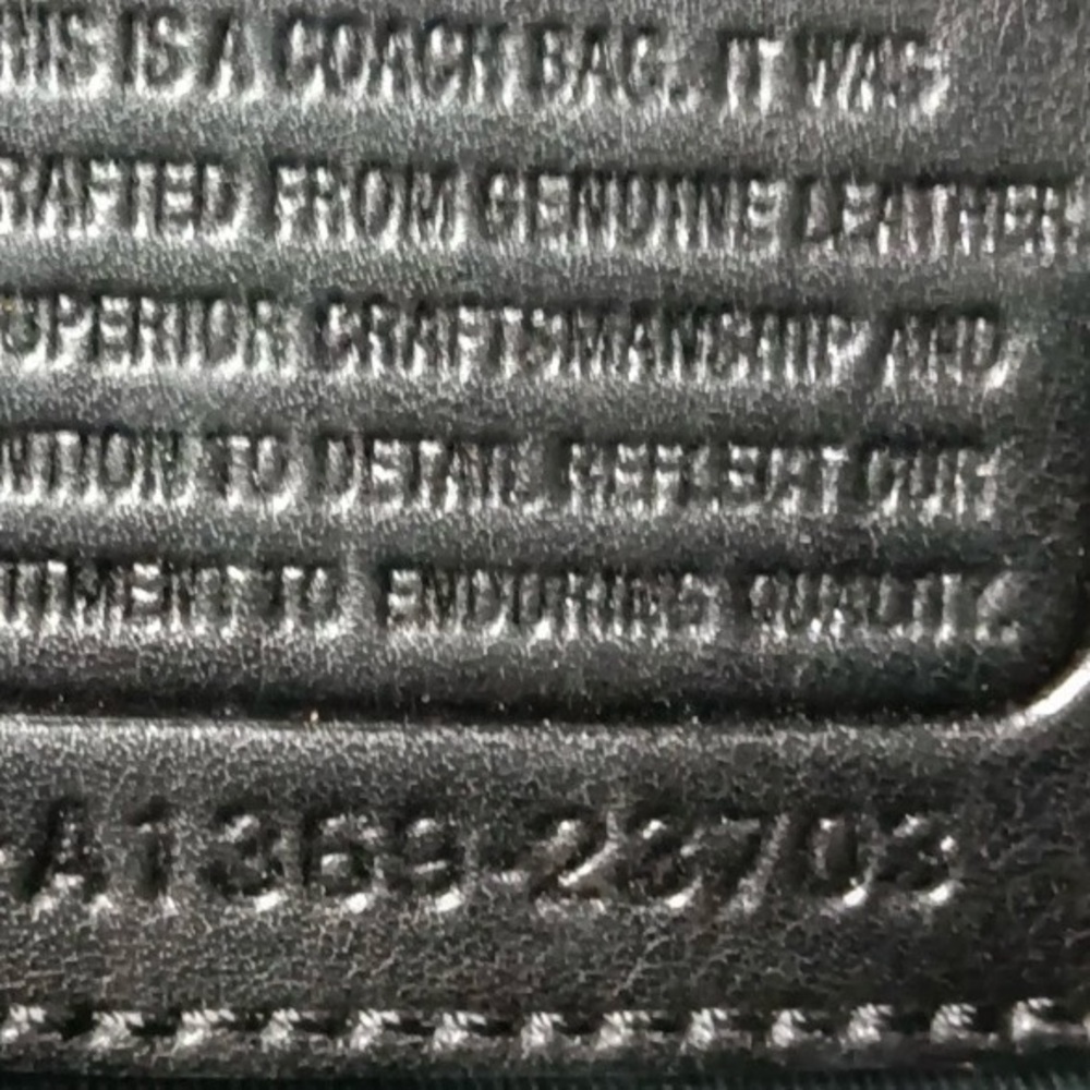 Rare Coach Archive 23703 Black Buttery Leather Slim Briefcase - Picture 8 of 11